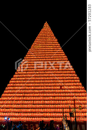 Jiangyin Thousand Lantern Festival Lantern lights night view [Sasebo City, Nagasaki Prefecture] 57201283