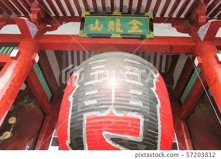 日本東京觀光圖像Asakusa Kaminarimon 日本東京觀光圖像Asakusa Kaminarimon 57203812