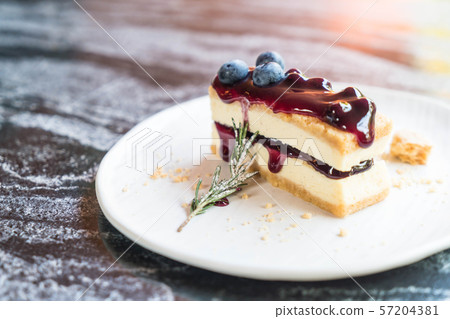 blueberry cheese cake 57204381