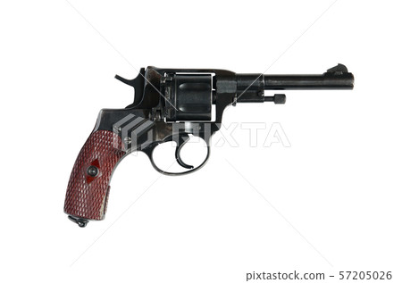 Old Revolver On White Old Revolver On White 57205026