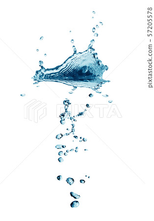 Water Splash On White Water Splash On White 57205578