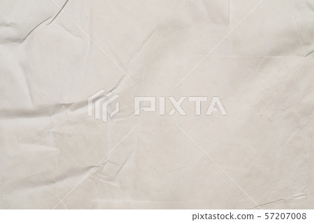 ivory color aged wet paper crumpled background 57207008