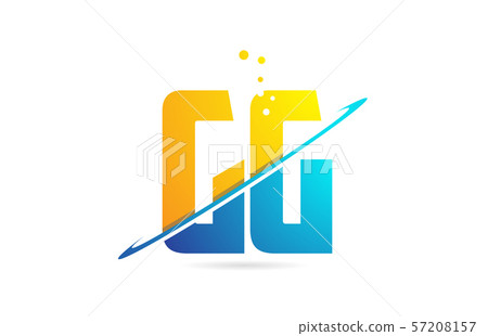 alphabet letter GG G G combination for logo - Stock Illustration ...