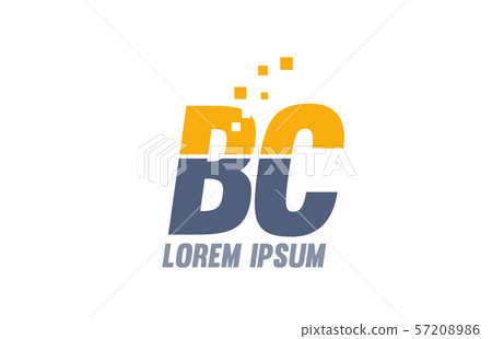 yellow blue BC B C alphabet letter logo company yellow blue BC B C alphabet letter logo company 57208986