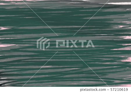 Abstract dark green lines, painted background design 57210619