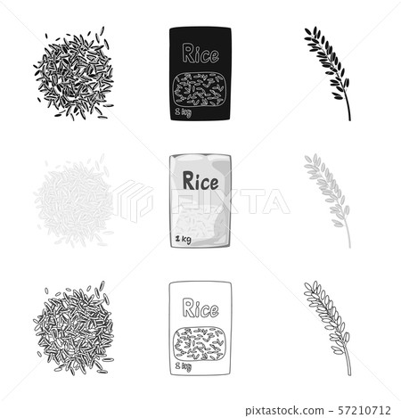 Vector illustration of crop and ecological icon. Collection of crop and cooking stock symbol for web Vector illustration of crop and ecological icon. Collection of crop and cooking stock symbol for web 57210712