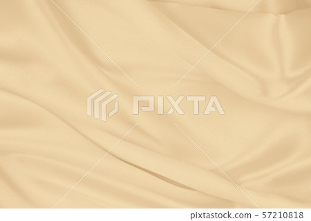 Smooth elegant golden silk or satin luxury cloth 57210818