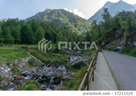 Trekking in Alps 57211524