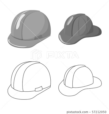 Vector design of clothing and cap sign. Set of clothing and beret vector icon for stock. Vector design of clothing and cap sign. Set of clothing and beret vector icon for stock. 57212050