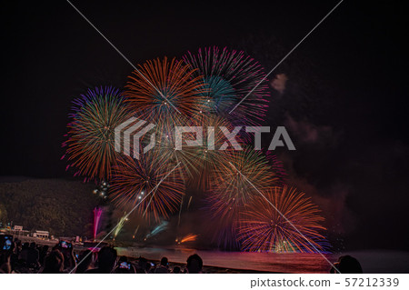Fireworks colorful 57212339