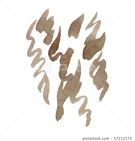 Abstract watercolor paper splash shapes isolated drawing. Illustration aquarelle for background. Abstract watercolor paper splash shapes isolated drawing. Illustration aquarelle for background. 57212573