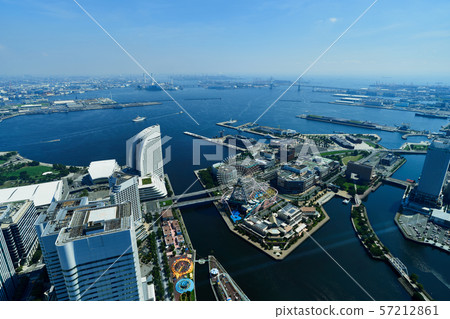 橫濱港和港未來的風景 橫濱港和港未來的風景 57212861