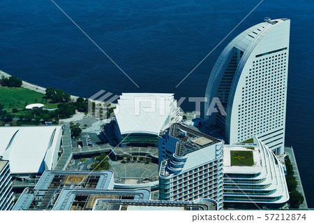 Yokohama Port and Minato Mirai's scenery 57212874