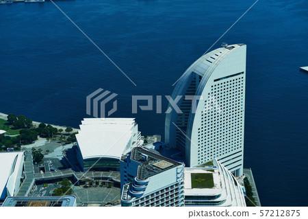 Yokohama Port and Minato Mirai's scenery 57212875