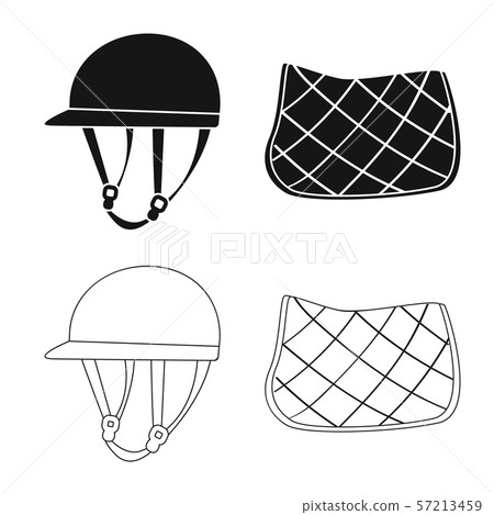 Isolated object of equipment and riding icon. Set of equipment and competition vector icon for stock Isolated object of equipment and riding icon. Set of equipment and competition vector icon for stock 57213459