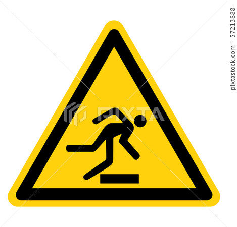 Beware Obstacles Symbol Sign, Vector Illustration, 57213888