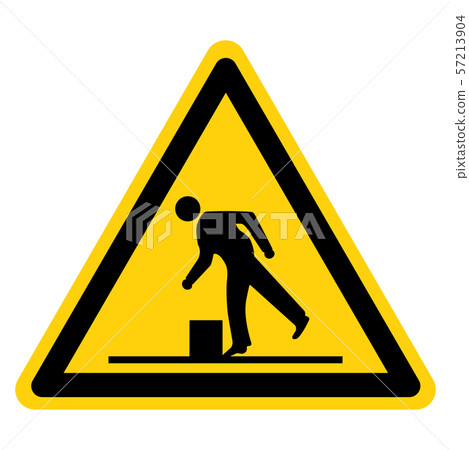 Beware Obstacles Symbol, Vector Illustration, Beware Obstacles Symbol, Vector Illustration, 57213904