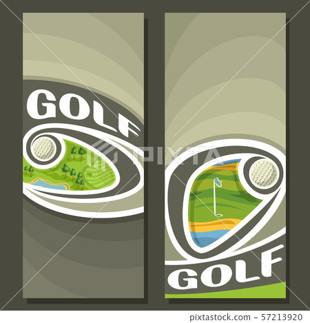 Vector banners for Golf Course 57213920