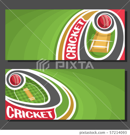 Vector banners for Cricket game Vector banners for Cricket game 57214093