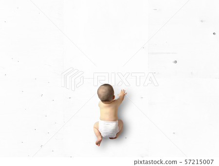 Cute baby crawling Cute baby crawling 57215007