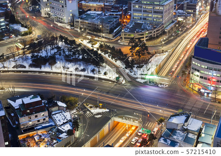 Myeongdong night view 57215410