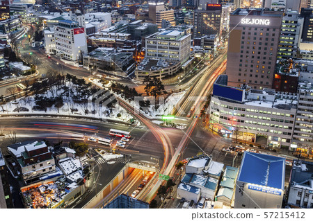 Myeongdong night view 57215412