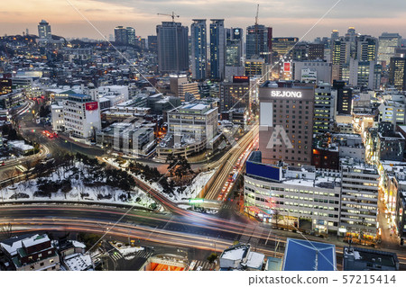 Myeongdong night view 57215414