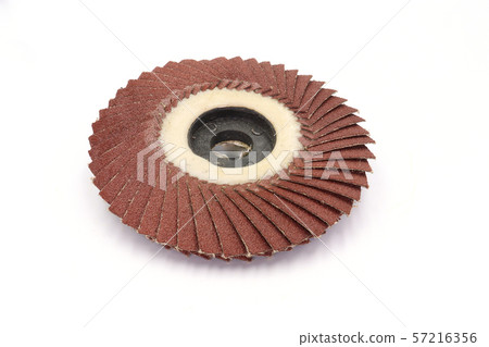 Flexible Flap Discs isolated on white background. Flexible Flap Discs isolated on white background. 57216356