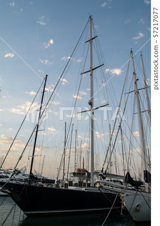 Majorca yacht harbor sunrise 57217077