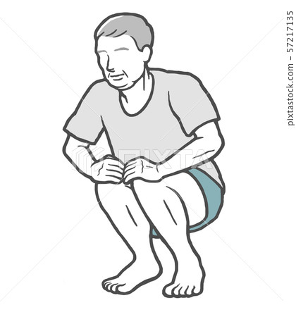 胜新老人爺爺伸展 57217135