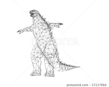 Godzilla King of the Monsters ,3d rendering 57217868