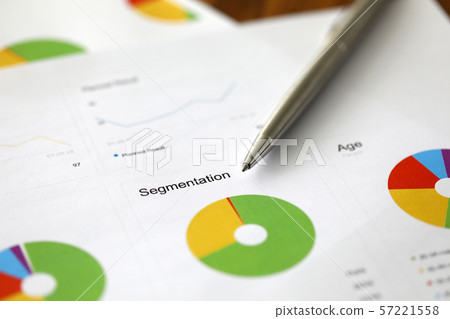 Pen lie on the paper document with busienss Pen lie on the paper document with busienss 57221558