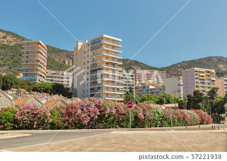 Ajaccio cityscape. Corsica island, France. 57221938