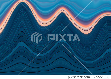 Abstract dark blue, light blue and pastel orange waves textured background Abstract dark blue, light blue and pastel orange waves textured background 57222152