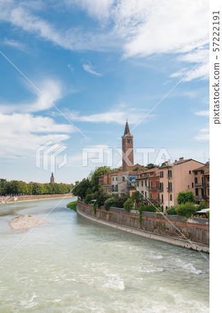 世界文化遺產維羅納都市風景意大利 57222191