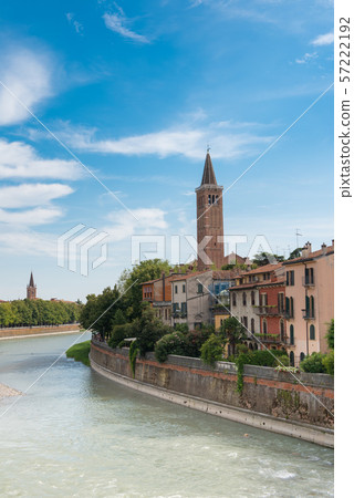 世界文化遺產維羅納都市風景意大利 57222192