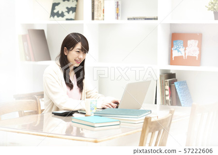 Home work Telework Women Work style reform Lifestyle 57222606