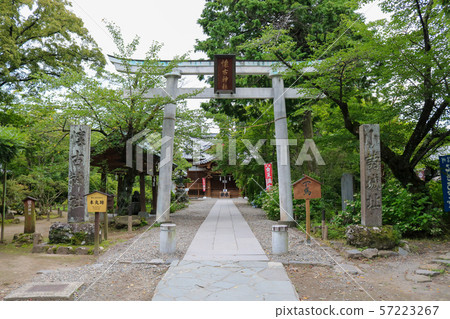■ Komoro Castle ■ Ruins of Honmaru, Kaiko Shrine ■ Stele ■ Nobutoshi Takeda, Kansuke Yamamoto ■ Nagano Prefecture 57223267