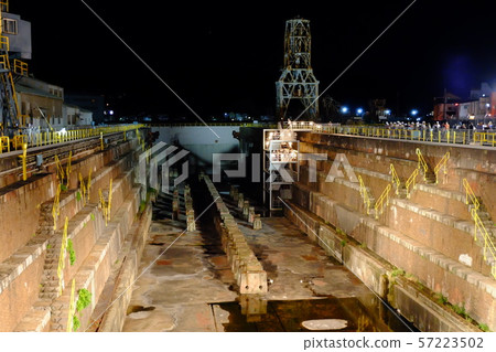 Illuminated Uraga Funabashi brick dock 57223502