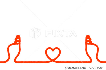 Red string - Stock Illustration [57223585] - PIXTA