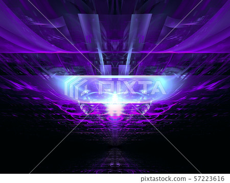 Abstract esoteric or sci fi background -digitally generated 3d illustration 57223616