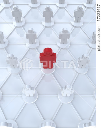 CG 3D illustration 3D design icon network influencer CG 3D illustration 3D design icon network influencer 57223617