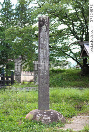 ■ Tatsuoka Castle ■ Goryokaku ■ Stone Monument ■ Norimatsu Matsudaira ■ Saku City, Nagano Prefecture 57224978