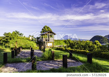(靜岡縣)長濱城遺址,第二曲線和富士山 (靜岡縣)長濱城遺址,第二曲線和富士山 57226026