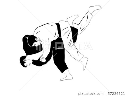 Judo throwing technique 57226321