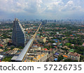View on Bangkok and Subway from Skyscraper. 41 57226735