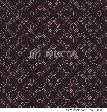 Seamless vector pattern with circles dotted - Stock Illustration ...
