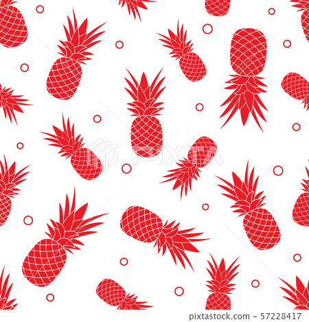 Seamless pattern with pineapples Tropical fruit. Seamless pattern with pineapples Tropical fruit. 57228417