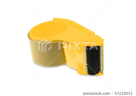 handle cutter adhesive tape sealing machine packing at white background 57228551
