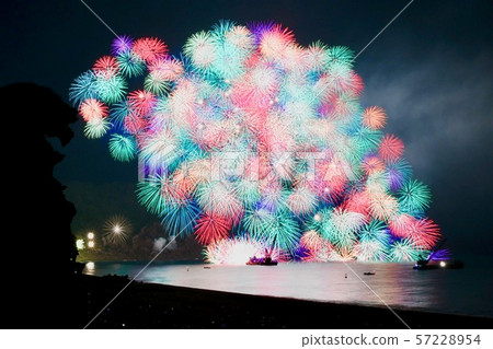 Chestnut Chrysanthemum Chrysanthemum (Kumano Fireworks Display) Chestnut Chrysanthemum Chrysanthemum (Kumano Fireworks Display) 57228954